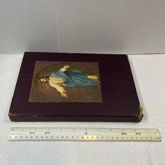 VTG 1955 "My Catholic Devotions" Catholic Manual of Prayers Leather Covers - Picture 16 of 16